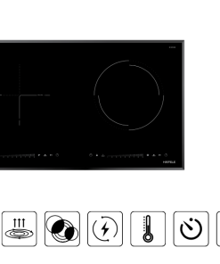 BẾP TỪ KẾT HỢP ĐIỆN 2 VÙNG NẤU HAFELE HC H7321B